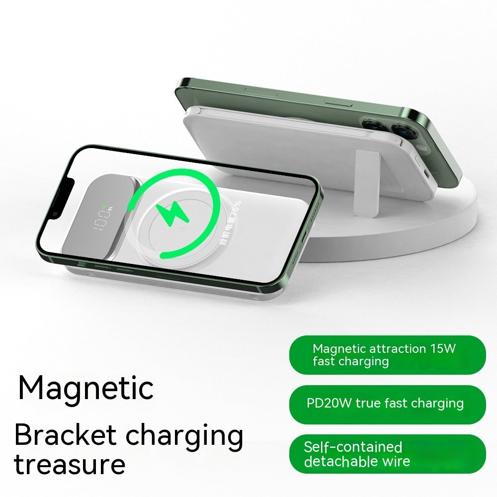 Kabellose Powerbank mit Kabel