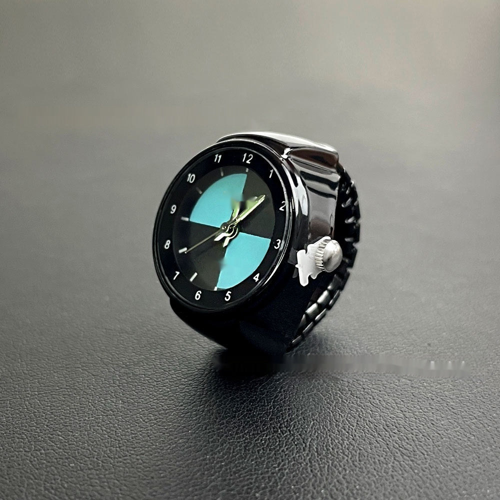 Neue leuchtende minimalistische kreative Ringuhr für Männer und Frauen