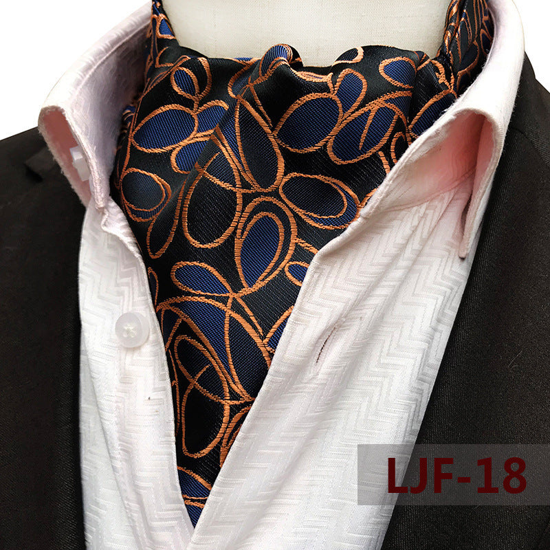 Herrenschal Jacquard Polyester Modisch und warm