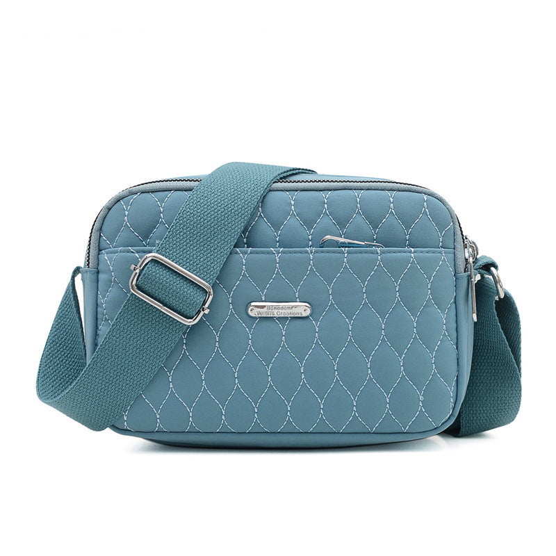 Rhombus Kreative Mode Einfarbig Große Kapazität Schulter Messenger Tasche