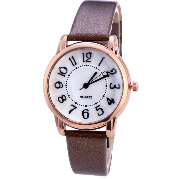 Drop Shipping Frauen Einfache Zifferblatt Armbanduhren Casual Mode Luxus Lederband Quarz Uhren Uhr Relogio Feminino