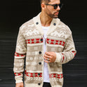 Herbstpullover Strickmantel für Herren