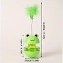 Haustiere Katzenspielzeug Frosch Tumbler Lebensmittel Dropping Ball Haustier Produkte