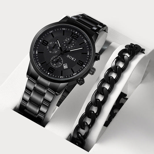 Herren Tisch Mode Business Uhr Anzug