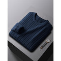 Pullover Herren Dicke Baumwolle Einfarbig Mit Fell