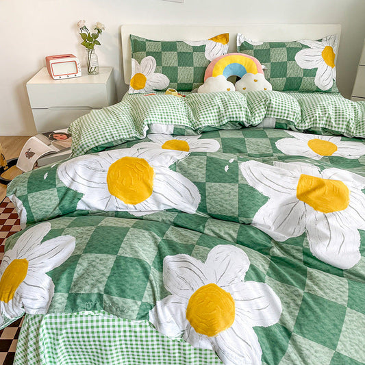 Hautfreundliches 4-teiliges Set aus Aloe-Baumwolle