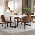 Metal Frame Modern Kitchen Table