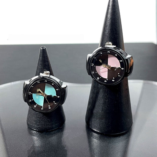 Neue leuchtende minimalistische kreative Ringuhr für Männer und Frauen