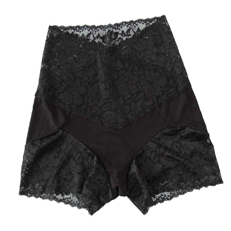 Boxershorts mit hoher Taille und Spitze