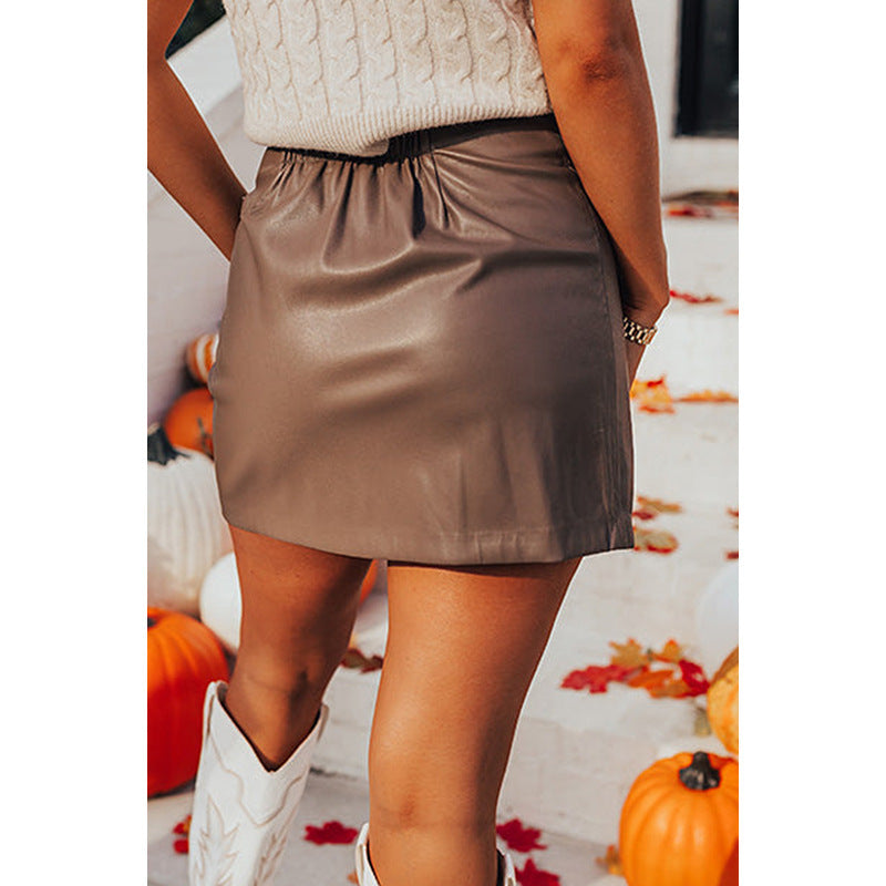 Europäischer und amerikanischer Mode-Bowknot-Dekorativer Rock mit hoher Taille für Damen