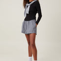 Loose Outer Wear Elastic Waist Casual Shorts For Women