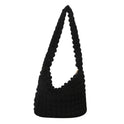 Nischen-Plissee-Wolken, niedlich, schlicht, weich, trendig, im Western-Stil, für Unterarme, Pendlertasche