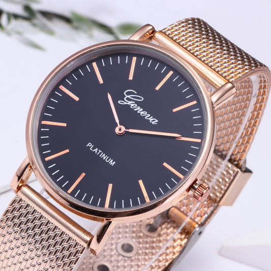 Damenuhr mit Mesh-Armband