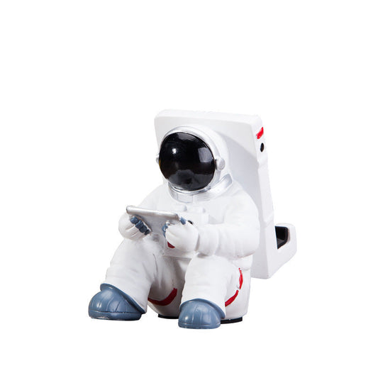 Einfacher Astronauten-Handyständer, Studenten-Desktop-Halter, süßer Raumfahrer-Handyhalter, kreatives Geschenk, kleine Schreibtisch-Dekoration