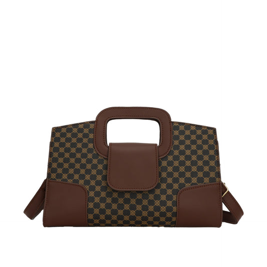 Einfache strukturierte kleine weibliche Mode strukturierte Hand karierte lässige Schulter Messenger Bag