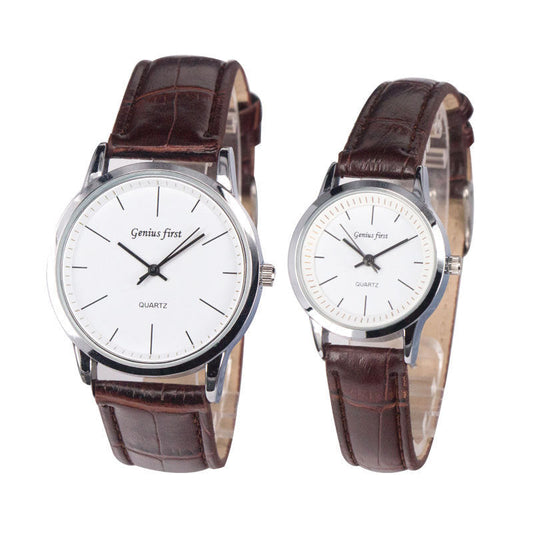 Einfache Mode Gürtel Business Herrenuhr