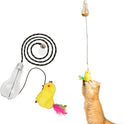 Kreatives interaktives Katzenspielzeug, schwingendes Geräuschreaktions- und Belohnungssystem, einziehbares Katzenspielzeug