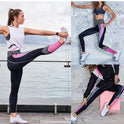 Sporthose aus Polyester mit 3D-Digitaldruck und Farbblockdesign