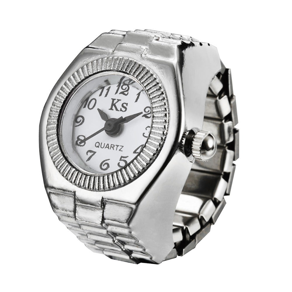 Einfache All-Match-Ringuhr Legierung Kreative Uhr