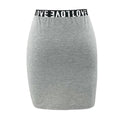 Split hip waist skirt