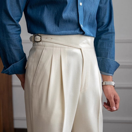 Herbst und Winter Neue Hohe Taille Gerade Casual Vielseitige Hosen