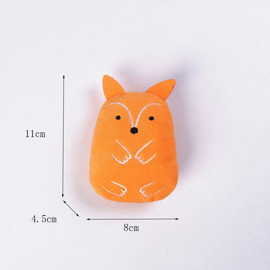 Katzenminze-Spielzeug zum Zähneknirschen, lustiges, interaktives Katzenspielzeug aus Plüsch, für Haustiere, Kätzchen, Kauspielzeug, Stimmspielzeug, Krallen, Daumenbeißer, Katzenminze für Katzen