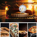 Stainless Steel Large Dial Oven Thermometer with Hook Kitchen Cooking Measuring Tools  50-280℃