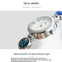 Glow Rough Stone INS Malachit Bunte Damenuhr