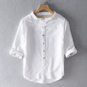 Summer Loose Lapel Top For Men