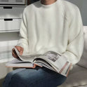 Pullover für Herren im Retro-Stil mit Rundhalsausschnitt und vertikalem Muster