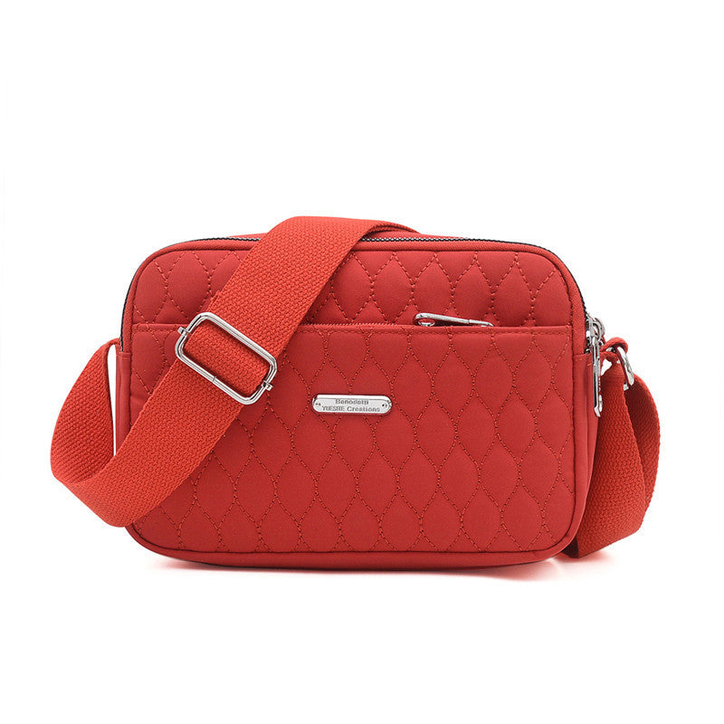 Rhombus Kreative Mode Einfarbig Große Kapazität Schulter Messenger Tasche
