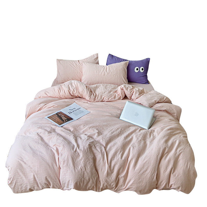 Super Soft Pleated Bed Sheet Quilt Cover