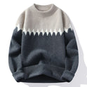 Neue Rundhals-Strickwaren für Herren im Herbst und Winter