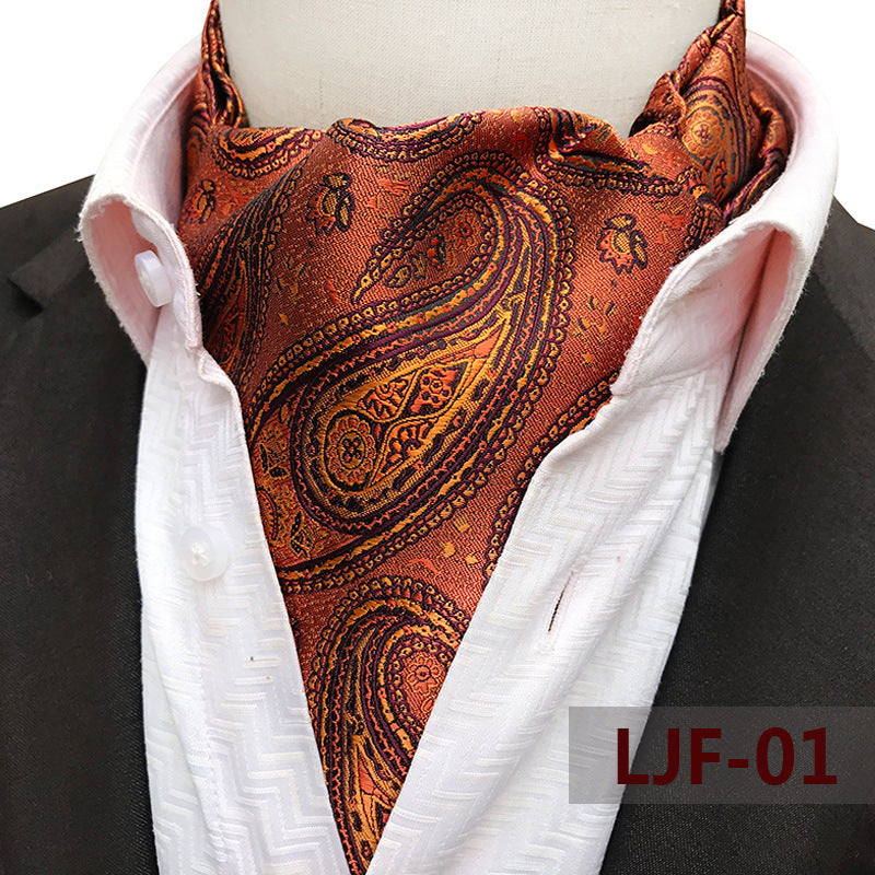 Herrenschal Jacquard Polyester Modisch und warm
