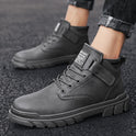 High-top tooling men's boots British style desert shoes