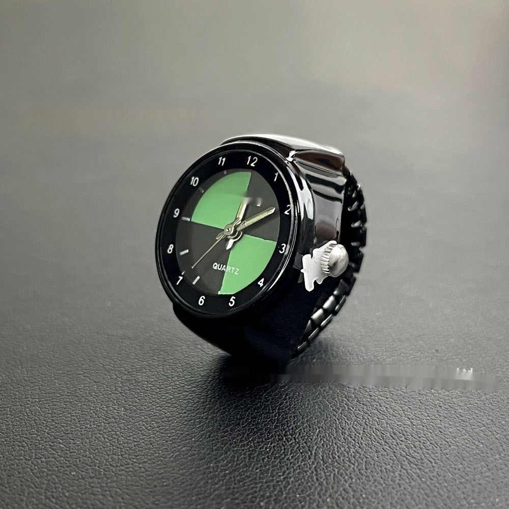 Neue leuchtende minimalistische kreative Ringuhr für Männer und Frauen