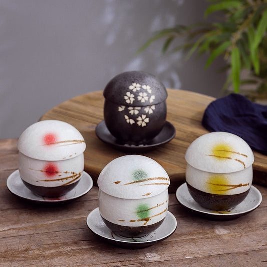 Japanischen Stil Keramik Eintopf Hotel Restaurant Gedämpfte Eier Nährende Vogelnest