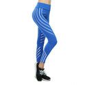 Europäische Schönheit Fitness Yogahosen Laserdruck schlank abnehmen Sport Leggings