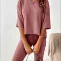 Women's Loose Casual Trousers Solid Color Fashion Homewear Suit