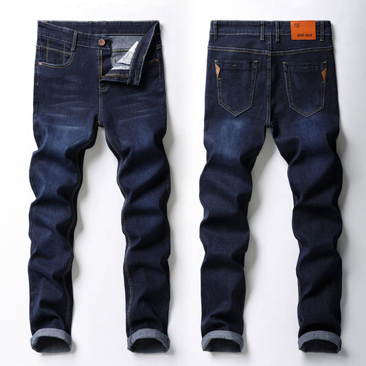 Slim Stretch-Jeans für Herren mit geradem Bein
