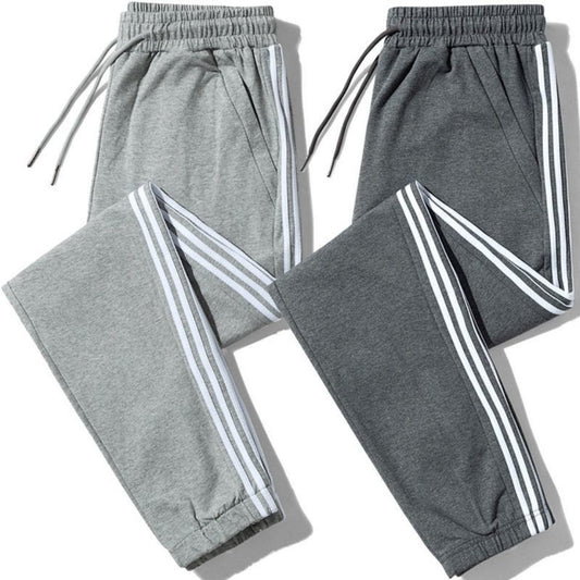 Herrenmodetrends Harlan Drei-Streifen-Hosen Lässige lange Hosen