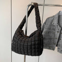 Damenmode Schulter Crossbody Große Kapazität Handtasche Plissee Wolke Tasche