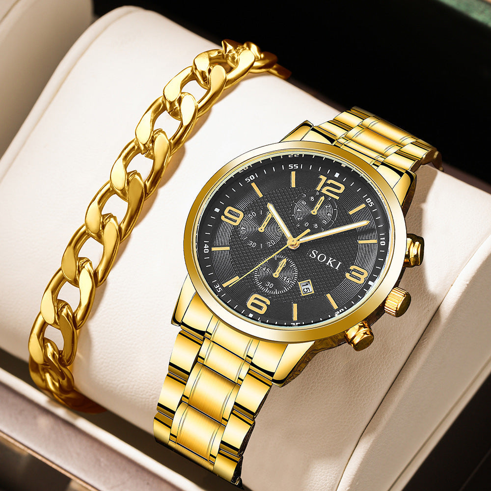 Herren Tisch Mode Business Uhr Anzug