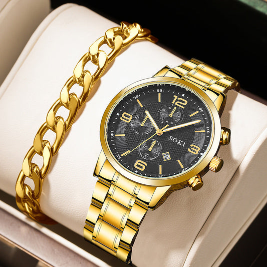 Herren Tisch Mode Business Uhr Anzug