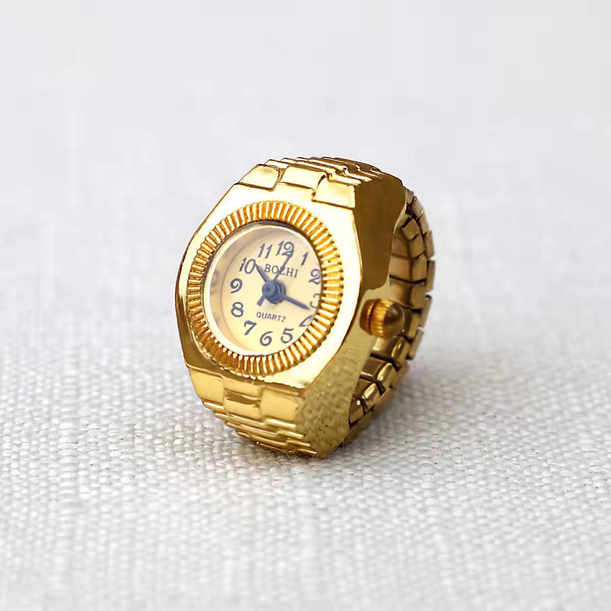 Einfache All-Match-Ringuhr Legierung Kreative Uhr