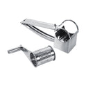 Multifunctional Kitchen Craft Rotary Stainless Steel Cheese Grater 1 Drums Slice Shred Tool