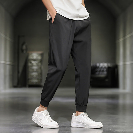 Herren Casual Hosen Trendy Marke Harlan Neun-Punkt-Strahl Hosen