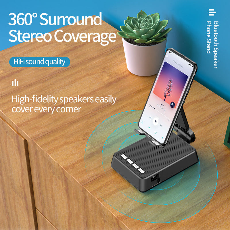 Handy Smart Broadcaster Stand Drahtlose Bluetooth Lautsprecher Gerät HD Mic Starke Sound Feld Für Live Broadcast Schreibtisch Halter
