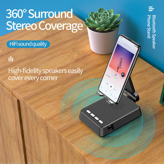Handy Smart Broadcaster Stand Drahtlose Bluetooth Lautsprecher Gerät HD Mic Starke Sound Feld Für Live Broadcast Schreibtisch Halter