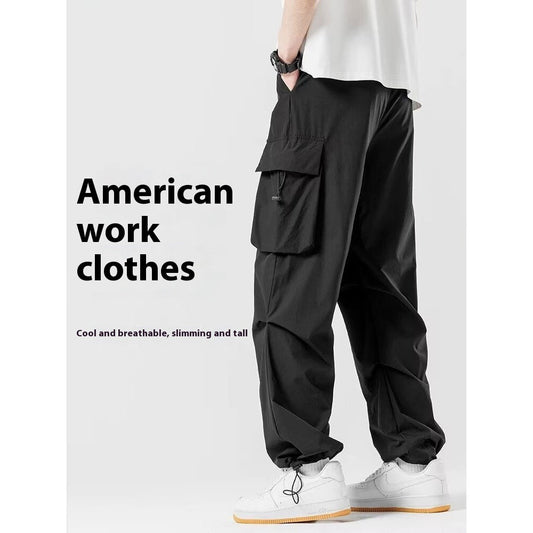 Lockere gerade Cargohose Weite Hose Herren